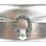 Silver DIONYSUS Super Mini Crossbody Bag / GUCCI