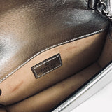Silver DIONYSUS Super Mini Crossbody Bag / GUCCI
