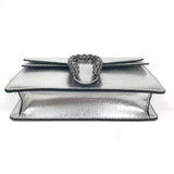 Silver DIONYSUS Super Mini Crossbody Bag / GUCCI