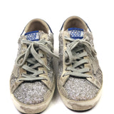 Silver Glitter SUPERSTAR Lower Top Sneakers / GOLDEN GOOSE - Size 36