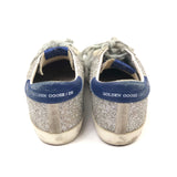 Silver Glitter SUPERSTAR Lower Top Sneakers / GOLDEN GOOSE - Size 36