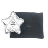 Silver Leather Star Coin Purse (2024 Cruise) / CHANEL