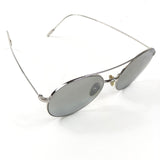 Silver Round Frame Sunglasses / GIORGIO ARMANI
