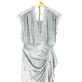 Silver SAGRIA Sequined Mini Dress / IRO - Size 36