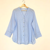 Sky Blue Linen Shirt