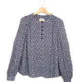 Sky Blue with Pink Stars Tiffany Blouse / ZADIG & VOLTAIRE - Size 38