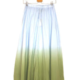 Ombre Cotton Maxi Skirt with Pocket - One Size