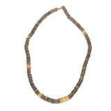 Smoky Quartz and Citrine Beads Necklace  / COLLECTION 102