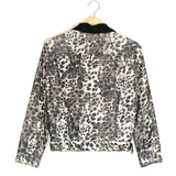 Snow Leopard Corduroy Jacket / ISABEL MARANT ETOILE - Size 1