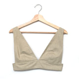 Soft Beige JAIDA Sleeveless Cropped Bralette Top / BA&SH - Size 1