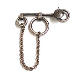 Sterling Silver MORS DE BRIDE Drop Earring / HERMES