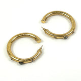 Stone Hoop Earrings / GAS BIJOUX