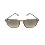 Striped Brown RB2203 Unisex Square Sunglasses / RAY-BAN