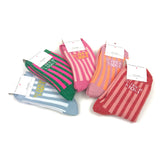 "SUPER MOM" Striped Lurex Socks - Size 36 - 40