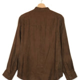 Tabacco Washed ZETTA  Satin Shirt / ISABEL MARANT - Size 38