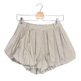 Taupe Cotton Bubble Mini Skort - Size M/L
