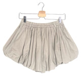 Taupe Cotton Bubble Mini Skort - Size M/L