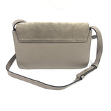 Taupe FAYE Small Suede and Leather Crossbody Bag / CHLOE