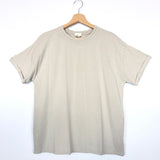 Taupe Plain Cotton  Tee - One Size