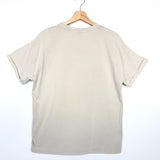 Taupe Plain Cotton  Tee - One Size