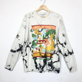 Taupe X Greenpeace Rainforest-Print Cotton Sweatshirt / STELLA MCCARTNEY - Size 40