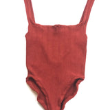Terracotta Bathing Suit / HUNZA G - One Size