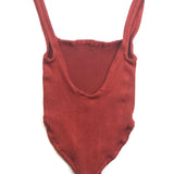 Terracotta Bathing Suit / HUNZA G - One Size