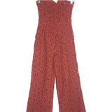 Terracotta LAHANA Macrame Jumpsuit / MAISON STELLA & SUZIE - Size 38