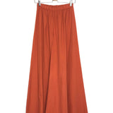 Terracotta Cotton Palazzo Pants - One Size