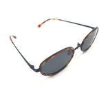 Tortoise Rim REIGN Smoke Lens Oval Sunglasses / VEHLA