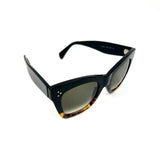Tortoiseshell Acetate Cat-Eye Frame Sunglasses / CELINE