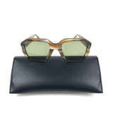 Tortoiseshell Acetate Oversized Square Frame Sunglasses / CELINE