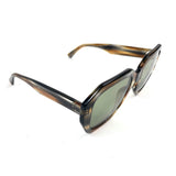 Tortoiseshell Acetate Oversized Square Frame Sunglasses / CELINE