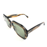 Tortoiseshell Acetate Oversized Square Frame Sunglasses / CELINE