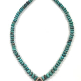 Tourmaline Stone with Turquoise Necklace / SHIREL BELLAICHE BIJOUX