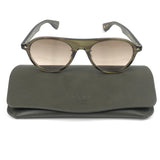 Transparent Green LADY ECKHART Pilot Sunglasses / GARRETT LEIGHT