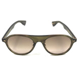 Transparent Green LADY ECKHART Pilot Sunglasses / GARRETT LEIGHT