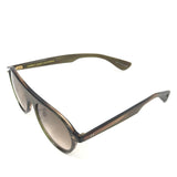 Transparent Green LADY ECKHART Pilot Sunglasses / GARRETT LEIGHT
