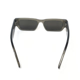 Transparent Khaki SL 660 Rectangle Acetate Sunglasses / SAINT LAURENT