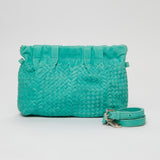 Turquoise Metallic Baby LISSA Clic Clac Bag / CLARAMONTE