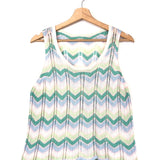Multicolor Knitted Sleeveless Top