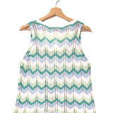 Multicolor Knitted Sleeveless Top
