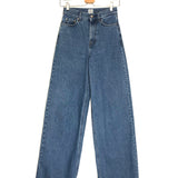 Vibrant Blue Wide-leg Denim Jeans / TOTEME - Size 24