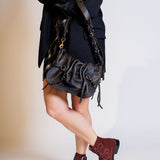 Vintage Brown BOLTON Leather Shoulder Bag / ISABEL MARANT - One Size