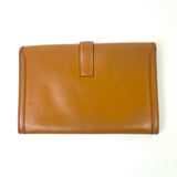 Vintage Camel JIGE GM 29 Swift Leather Clutch Bag / HERMES