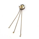 Vintage Inspired Beaded Cluster Dangle Earring