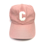 Vintage Pink Triomphe Cotton Baseball Cap / CELINE - Size S