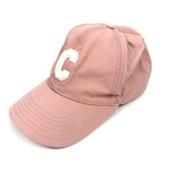 Vintage Pink Triomphe Cotton Baseball Cap / CELINE - Size S