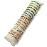 Vintage Style Cloisonné Enamel Bangle Bracelet
