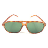 Vintage Tortoiseshell Khaki Tint Monoceros Aviator Sunglasses / AIRE